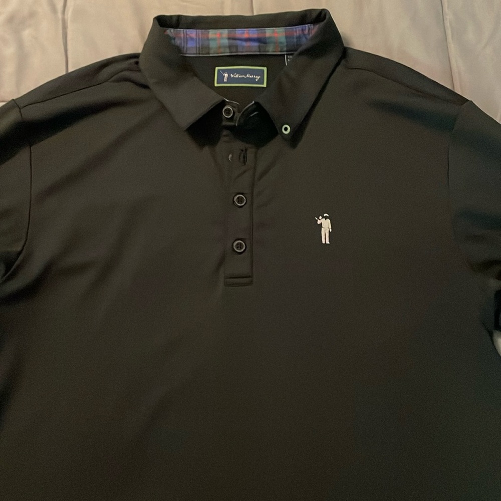 Black William Murray golf shirt